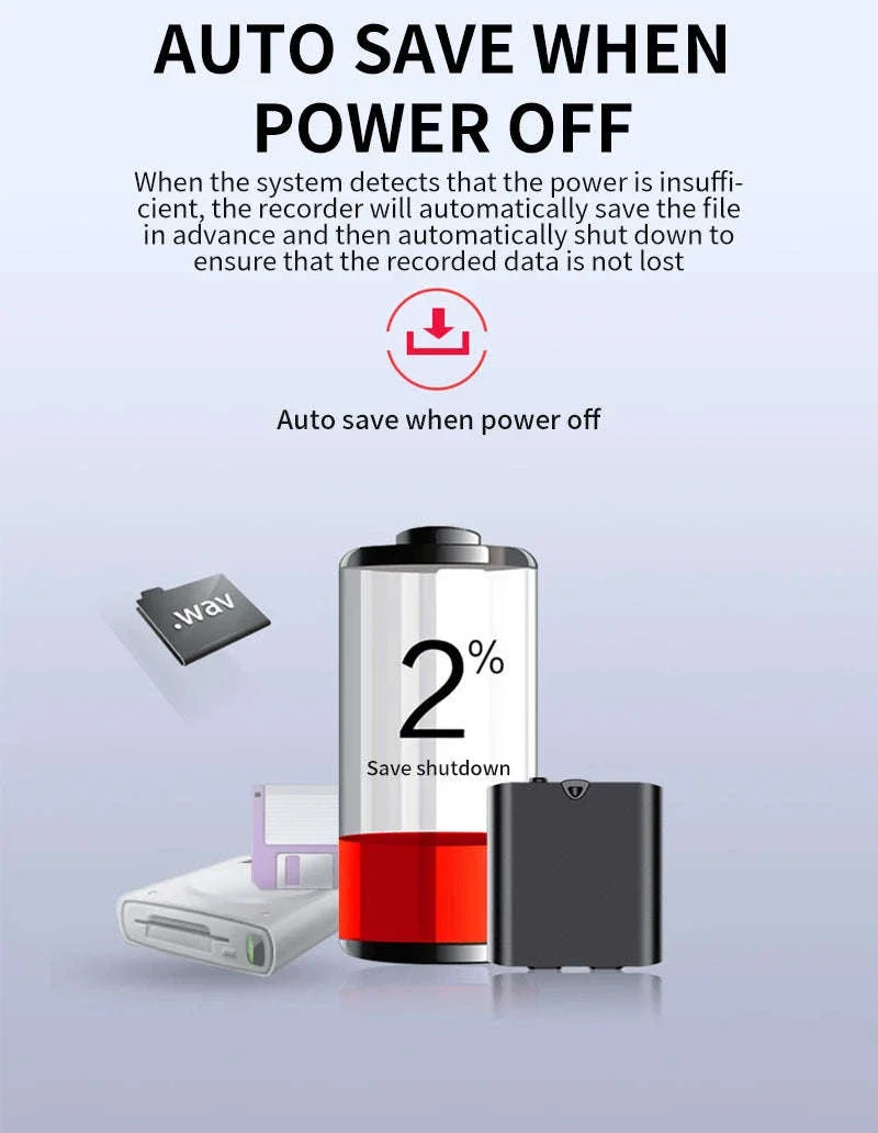 UltraThin Mini Sound Recorder for Clear Everyday Audio Capture - Image 20