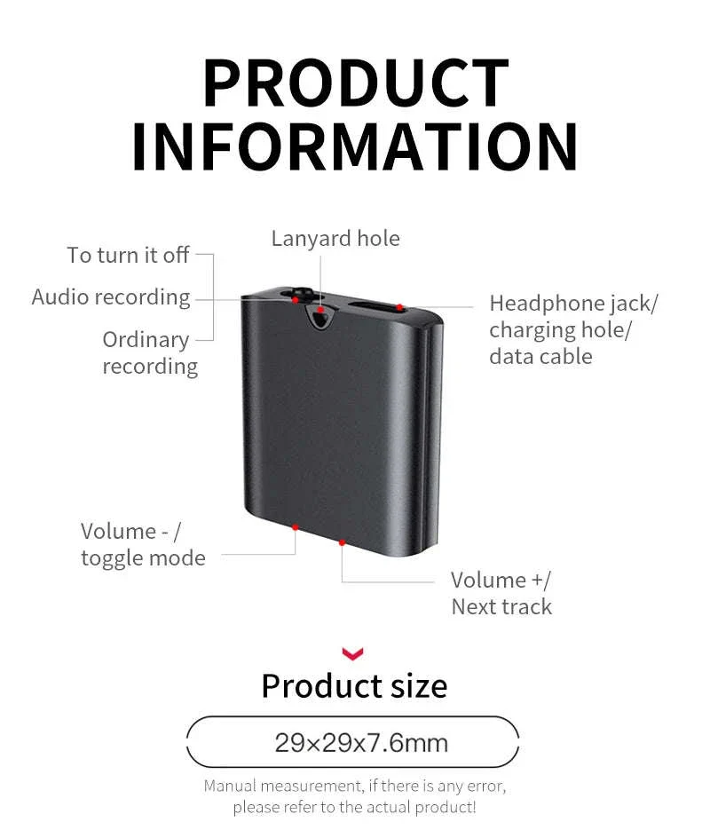 UltraThin Mini Sound Recorder for Clear Everyday Audio Capture - Image 22