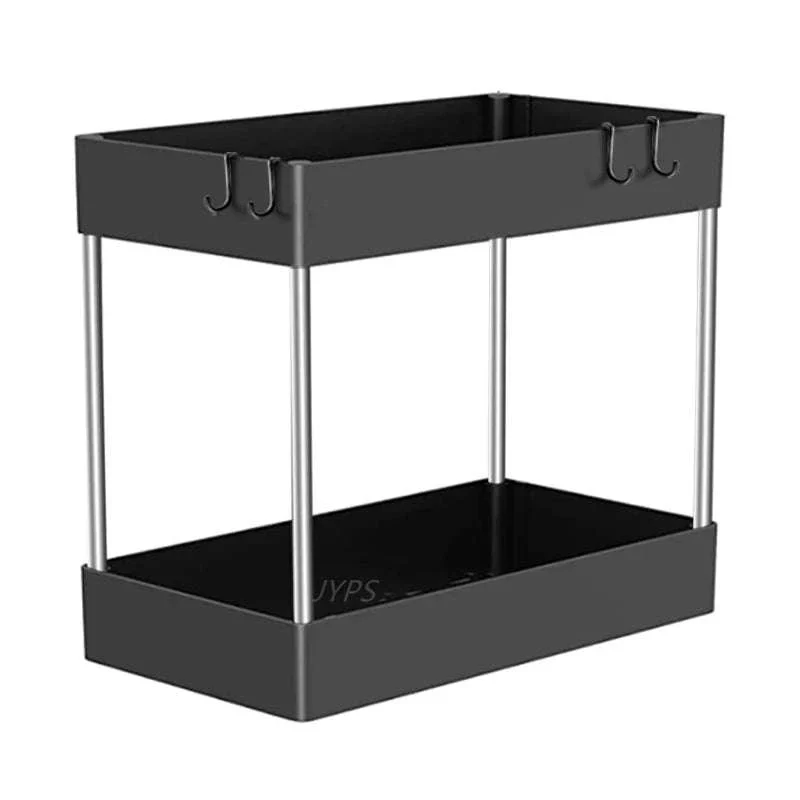 Under Sink Storage Organizer with 2-Tier Pull-Out Drawers - Image 20