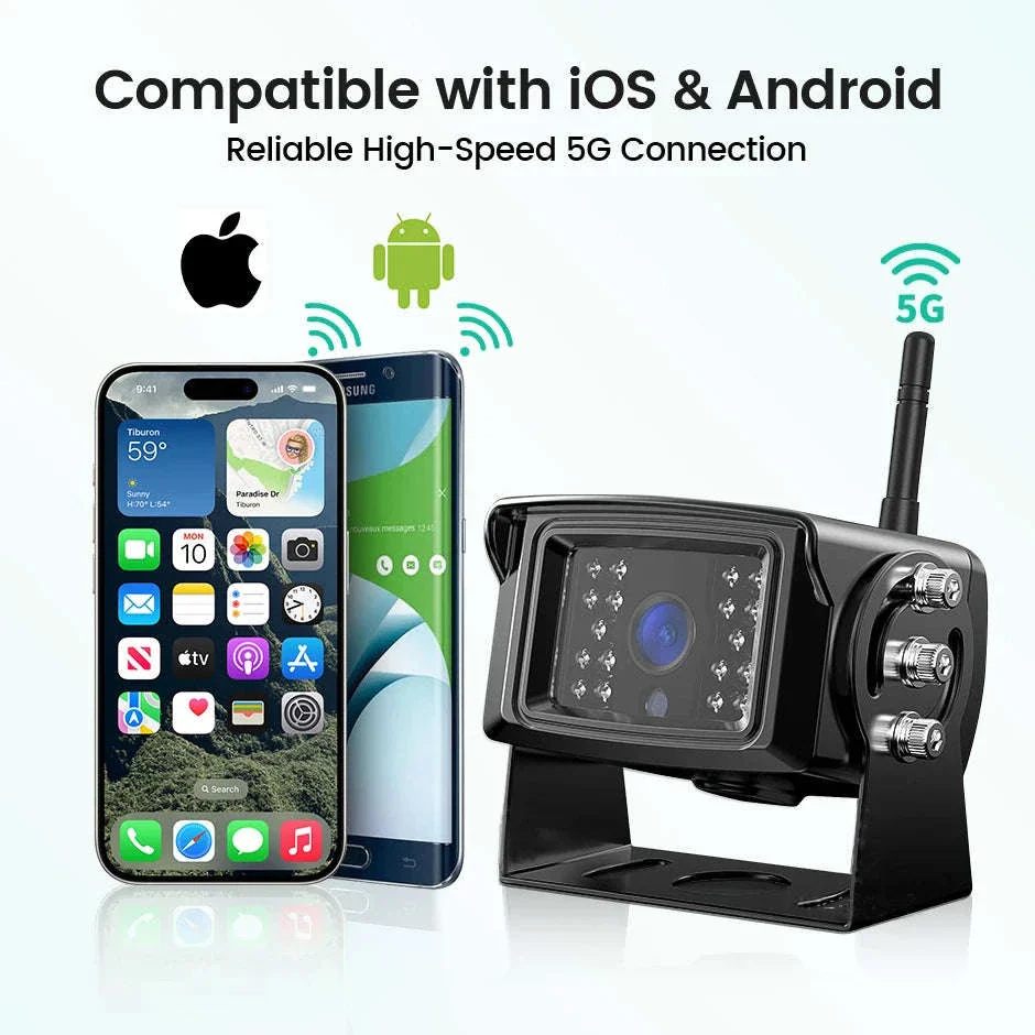 5G WiFi Truck Backup Camera 720P Night Vision for RV Bus Trailer - Image 11