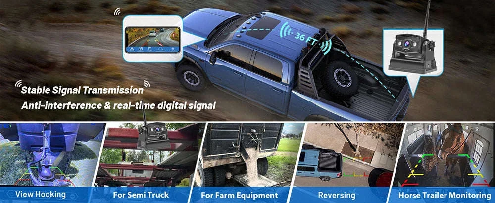 5G WiFi Truck Backup Camera 720P Night Vision for RV Bus Trailer - Image 8