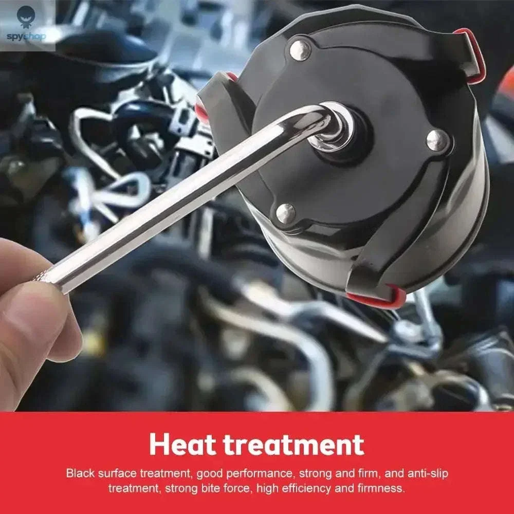 Universal 3-Jaw Oil Filter Wrench for Secure Filter Removal - Image 8