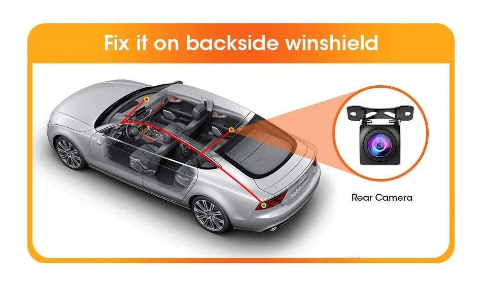 4‑Pin Rear View Backup Camera 1080P Waterproof Night Vision - Image 21