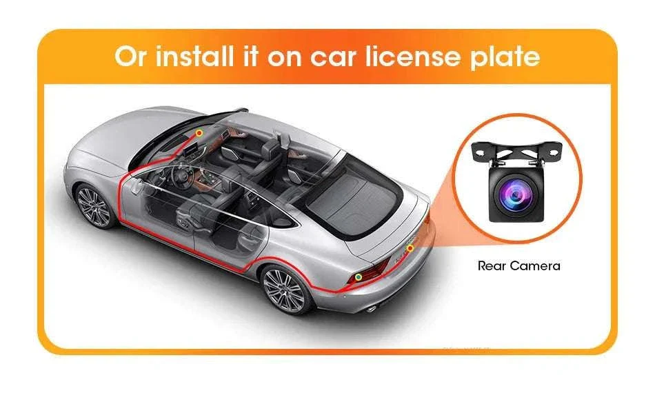 4‑Pin Rear View Backup Camera 1080P Waterproof Night Vision - Image 22