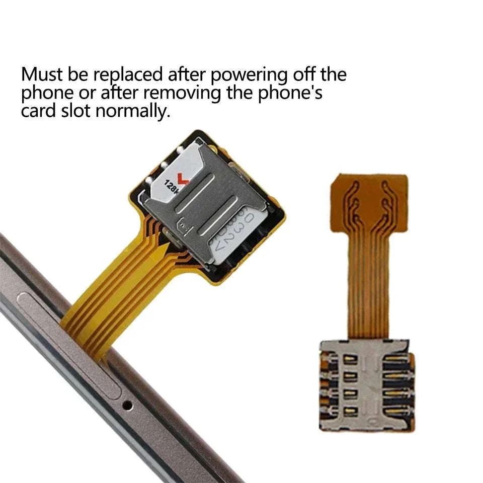 Universal Android Phone TF & Dual SIM Card Adapter - Image 4