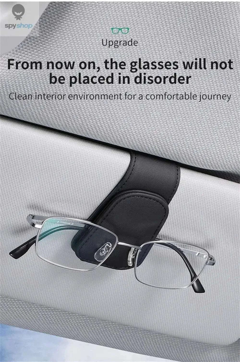 Universal Car Sun Visor Glasses Holder for Easy Access - Image 13