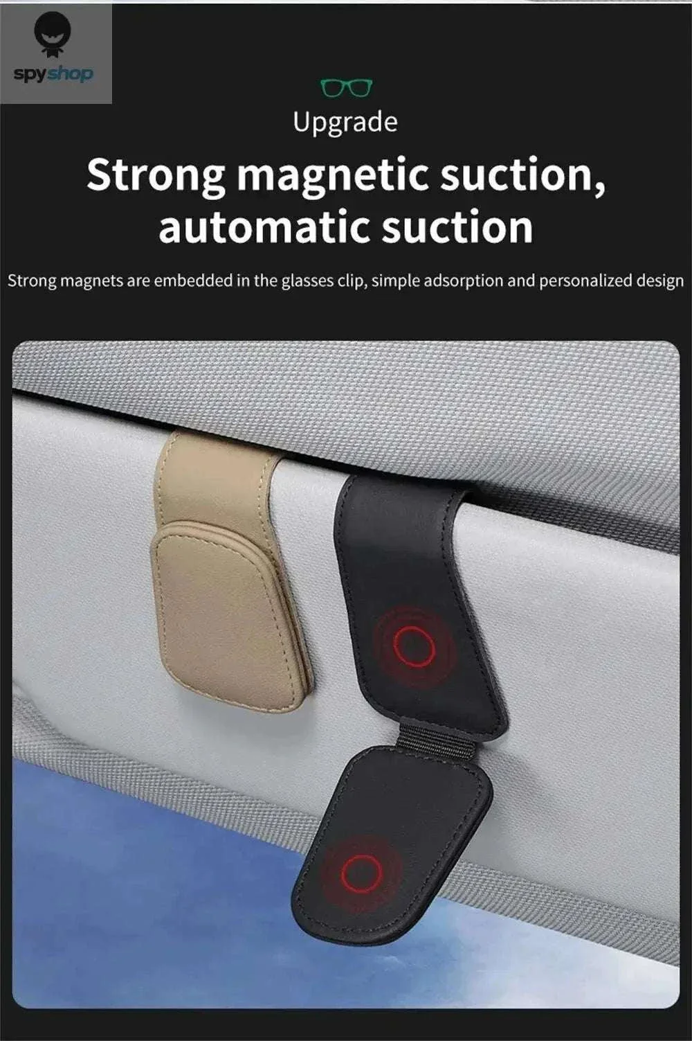 Universal Car Sun Visor Glasses Holder for Easy Access - Image 14