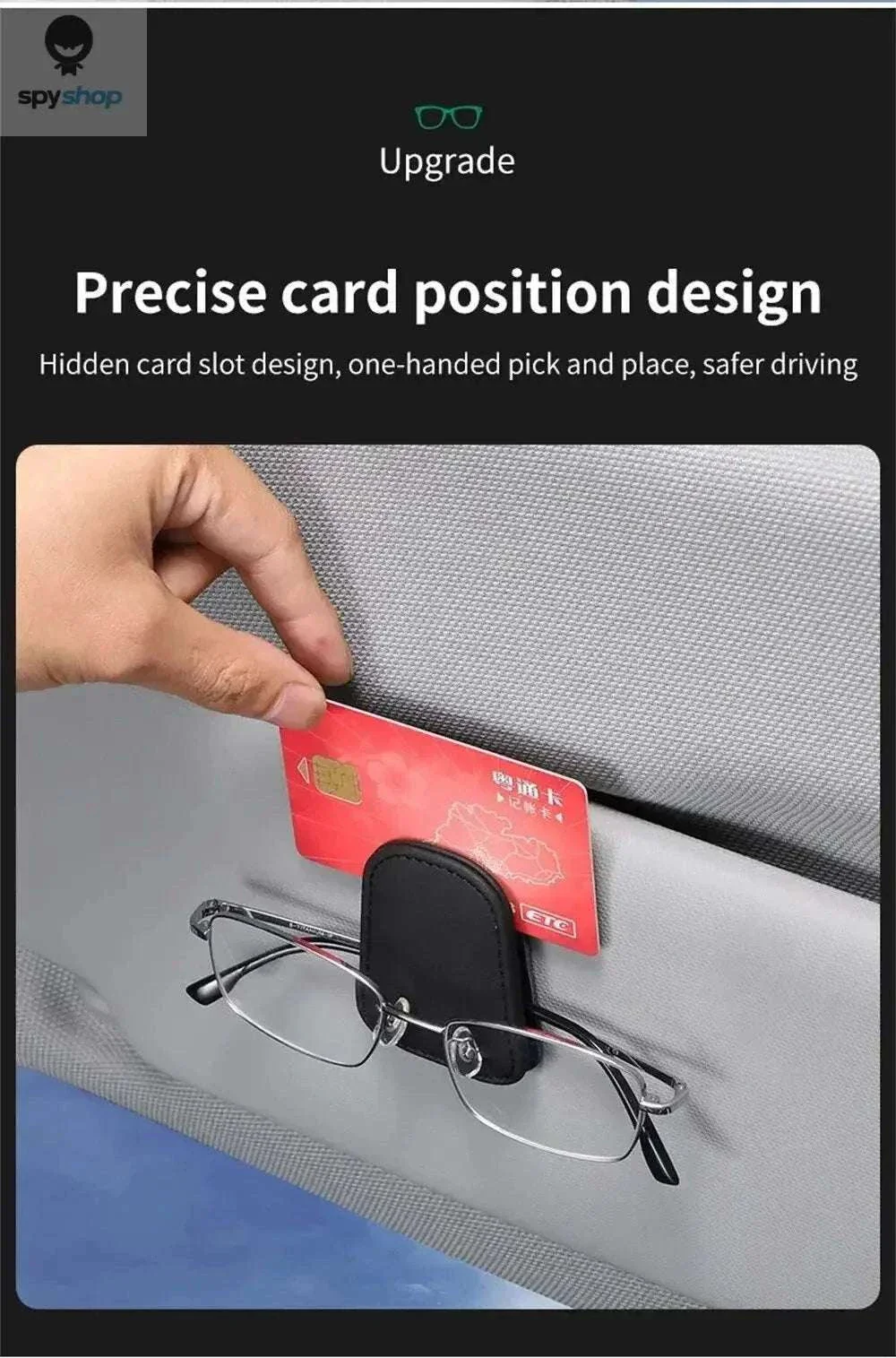 Universal Car Sun Visor Glasses Holder for Easy Access - Image 18