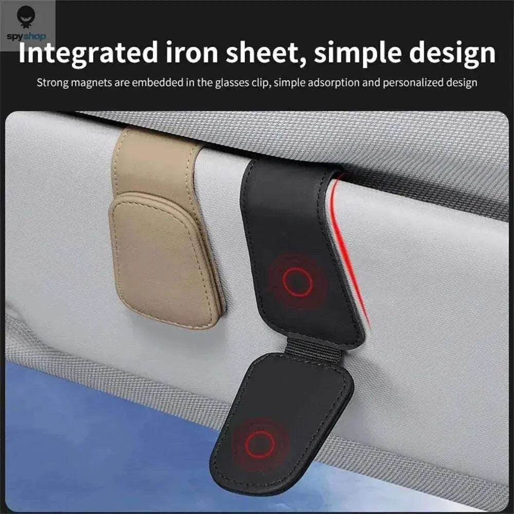 Universal Car Sun Visor Glasses Holder for Easy Access - Image 3