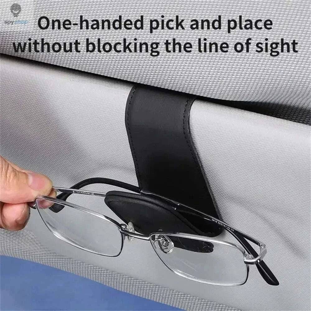 Universal Car Sun Visor Glasses Holder for Easy Access - Image 4