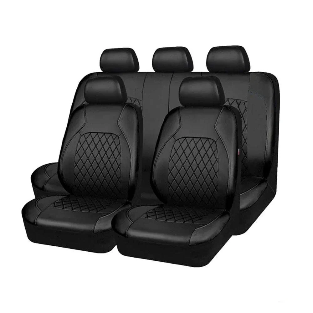 Universal PU Leather Car Seat Cover Set - Image 5