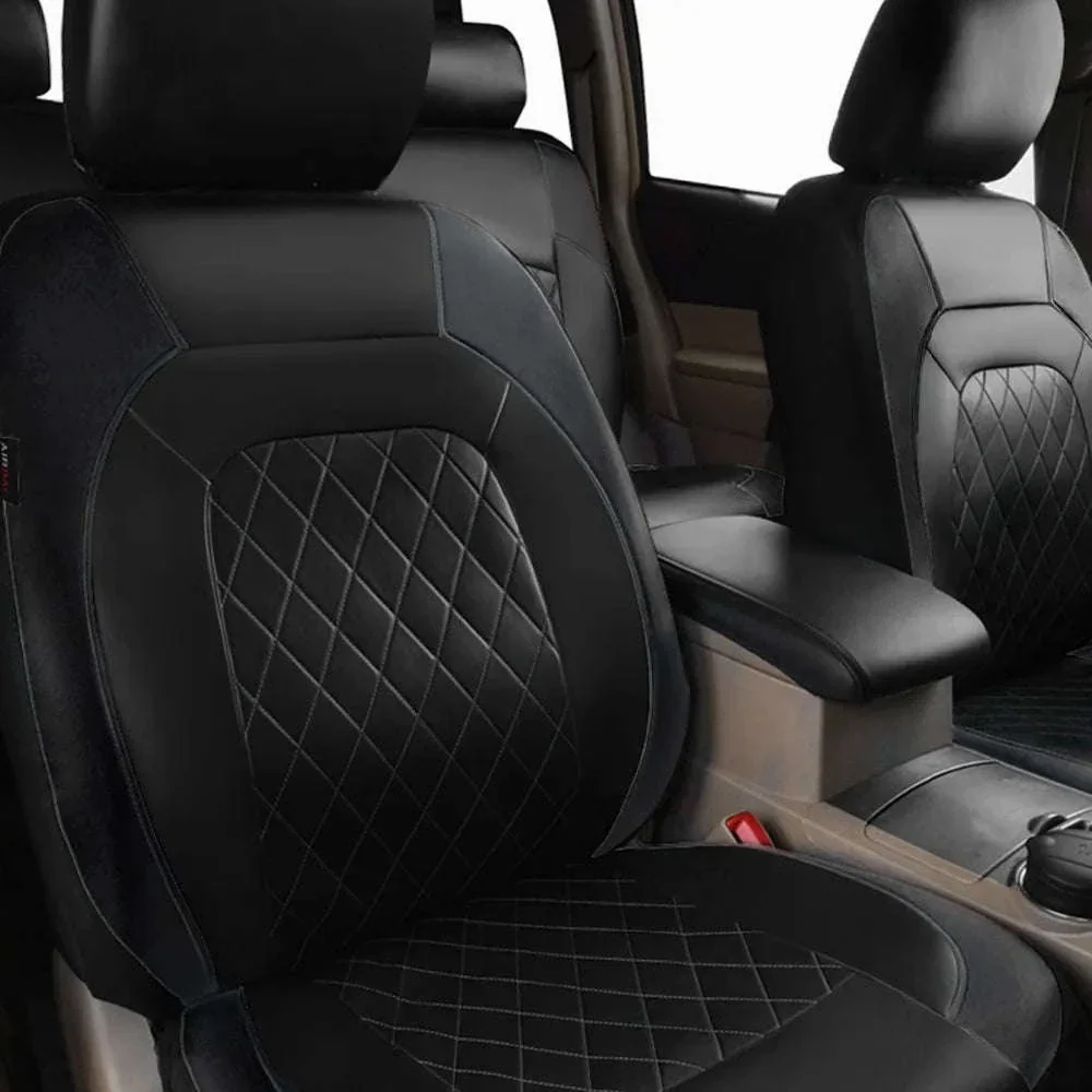 Universal PU Leather Car Seat Cover Set - Image 7