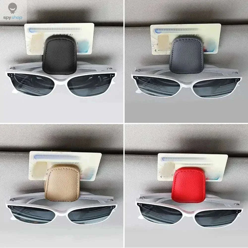 Universal Car Sunglasses Clip Organizer for Visor Storage - Image 14