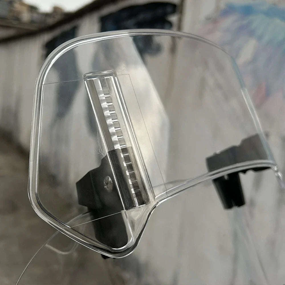 Adjustable Motorcycle Windshield Extension for Smoother Rides - Image 14