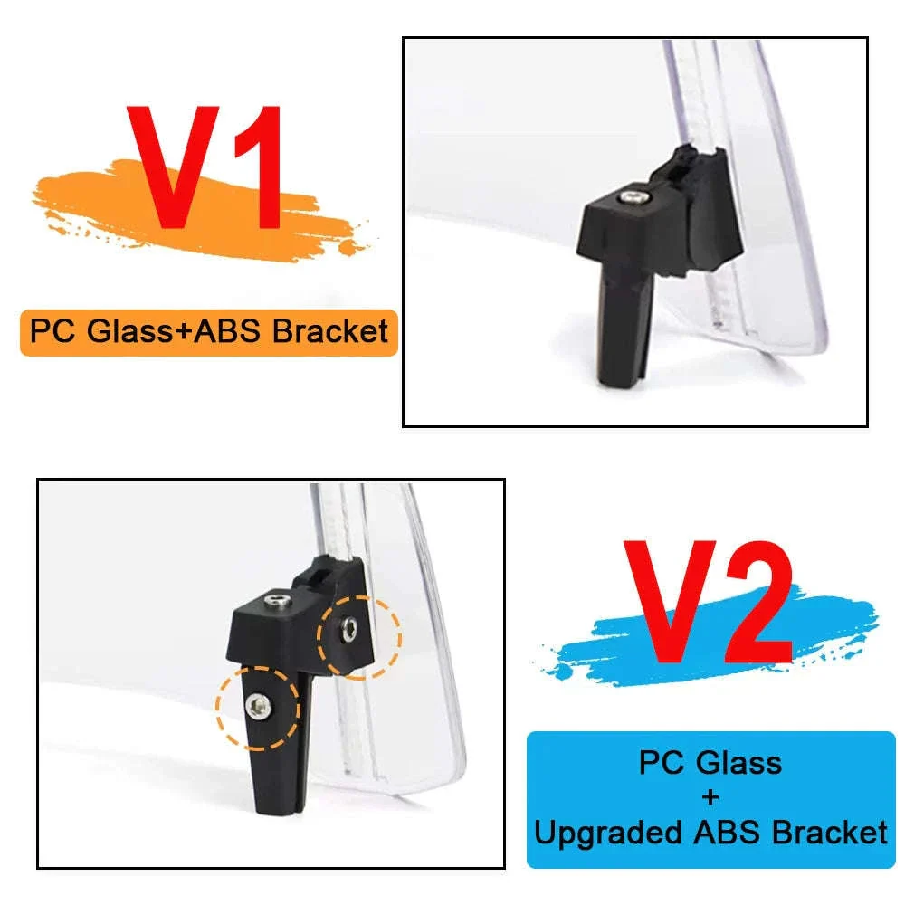 Adjustable Motorcycle Windshield Extension for Smoother Rides - Image 2