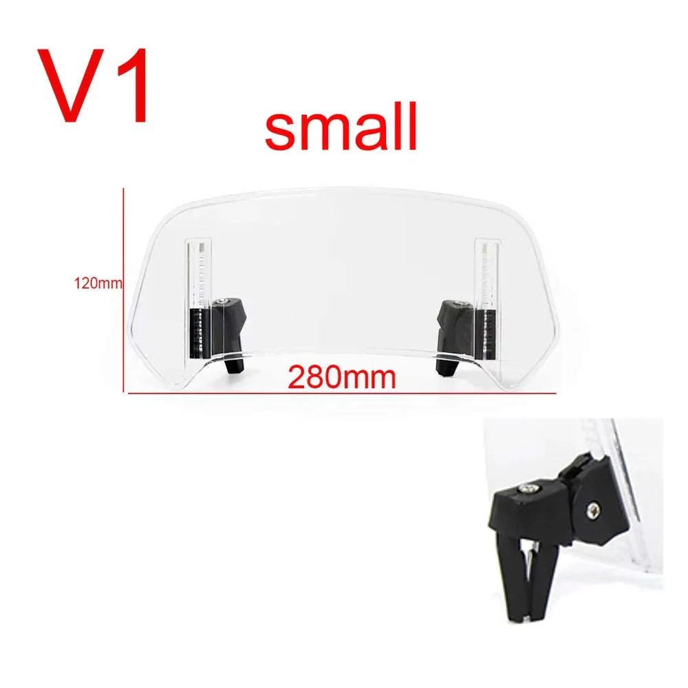 Adjustable Motorcycle Windshield Extension for Smoother Rides - Image 20
