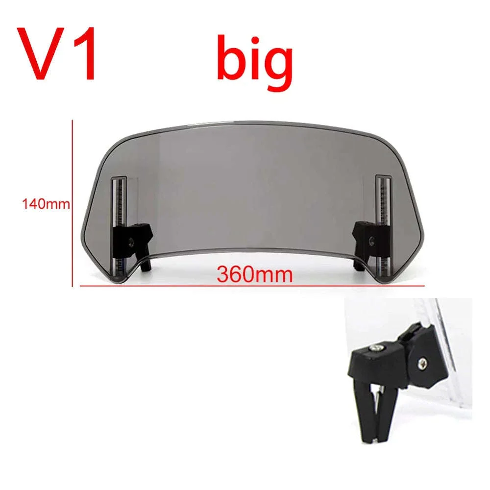 Adjustable Motorcycle Windshield Extension for Smoother Rides - Image 22