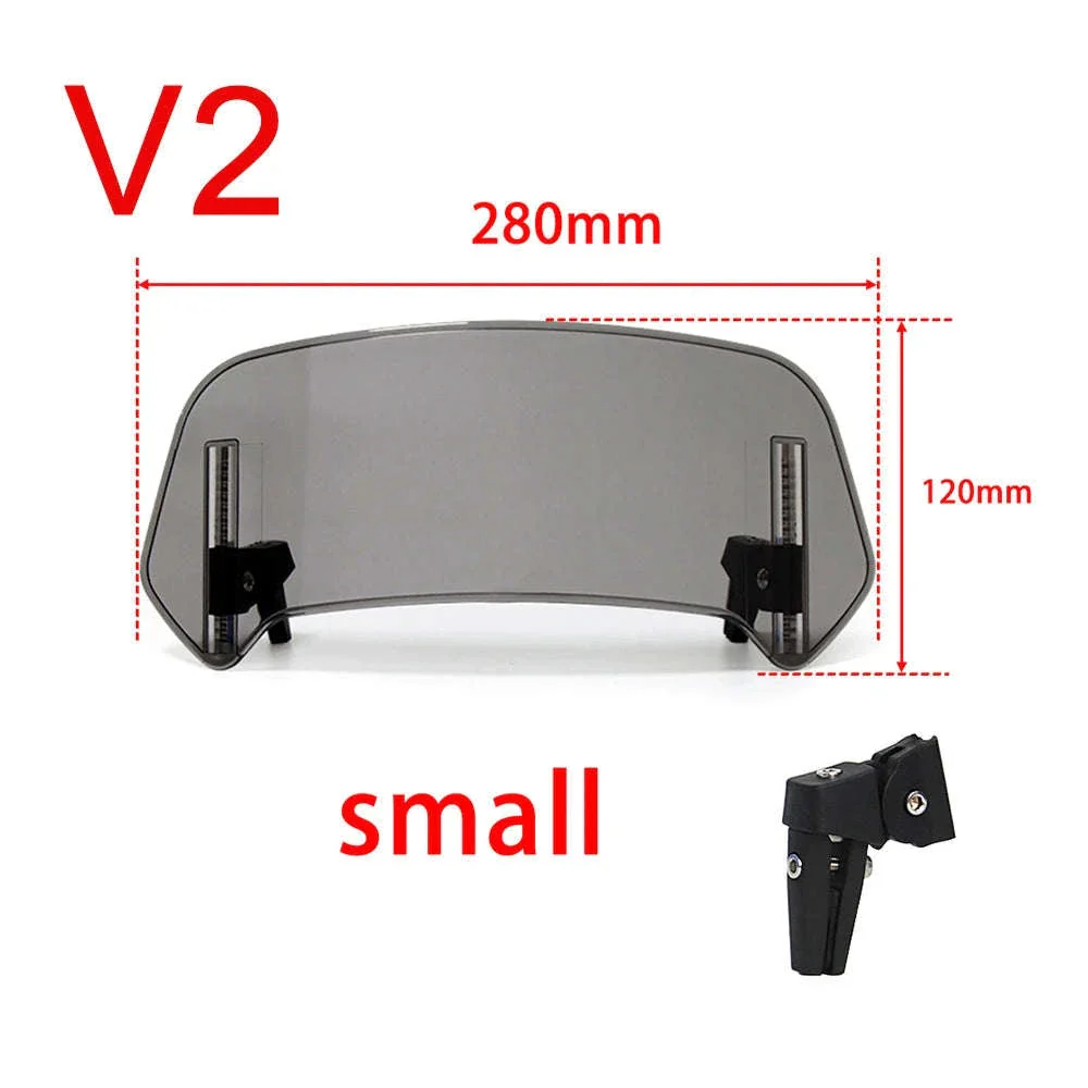 Adjustable Motorcycle Windshield Extension for Smoother Rides - Image 25