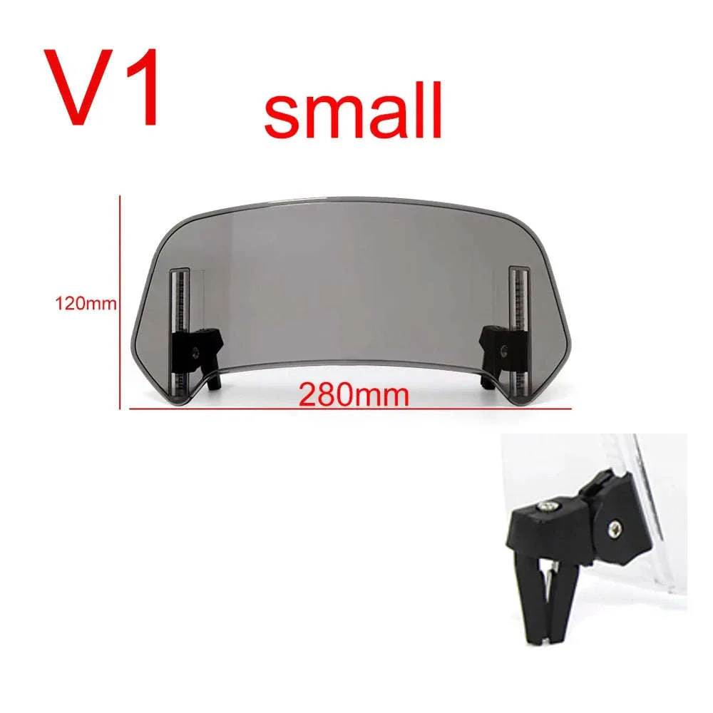 Adjustable Motorcycle Windshield Extension for Smoother Rides - Image 28