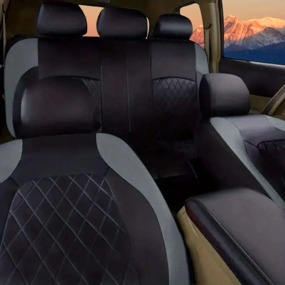 Universal PU Car Seat Covers Set for Everyday Protection - Image 3