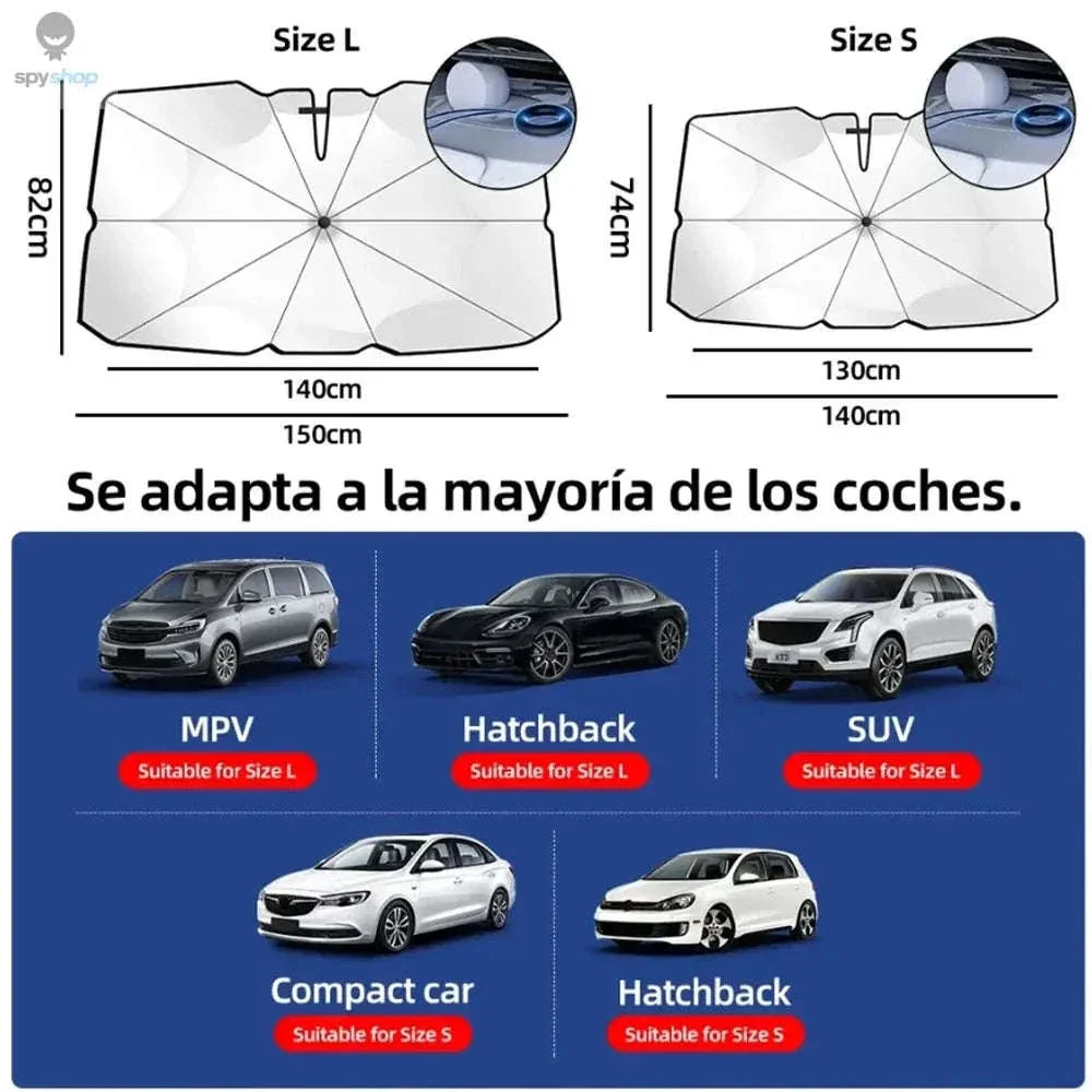 Car Windshield Sunshade Umbrella for Cooler Interior - Image 6
