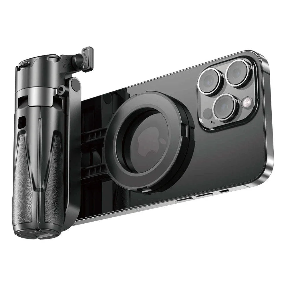 Foldable Magnetic Phone Holder Tripod with Remote Control