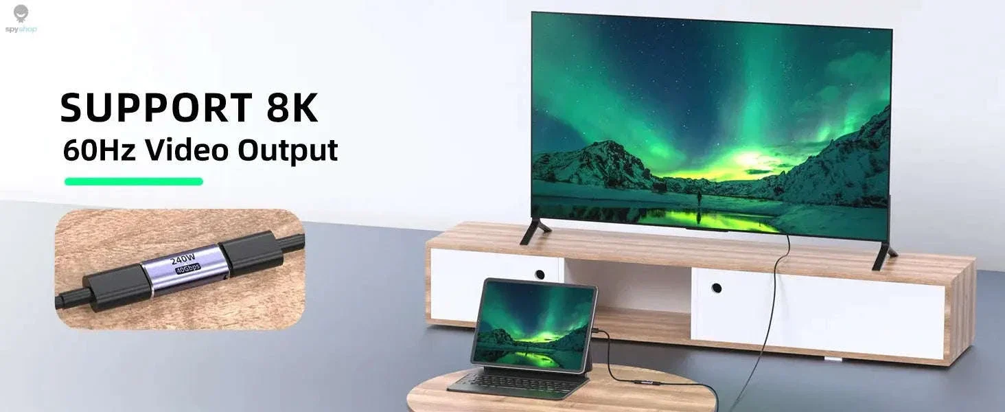 USB-C Female to Female Adapter, 240W PD, 40Gbps, 8K - Image 10