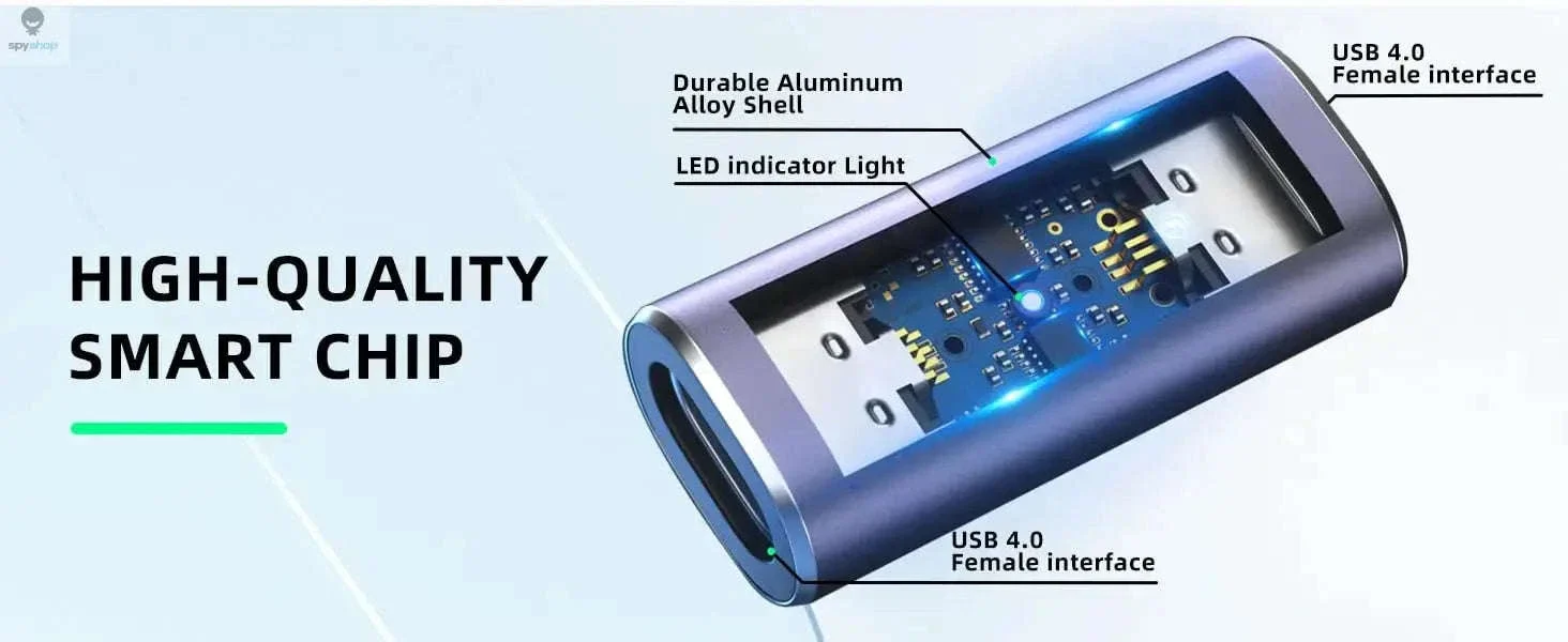USB-C Female to Female Adapter, 240W PD, 40Gbps, 8K - Image 8