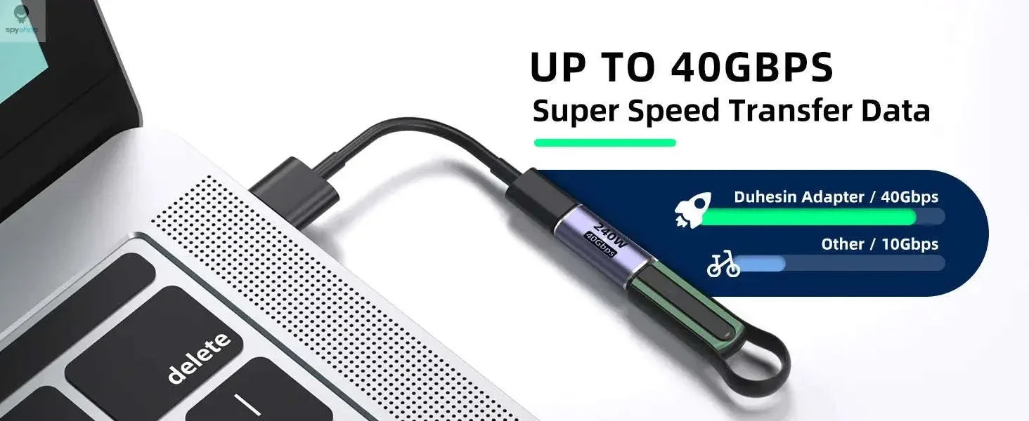 USB-C Female to Female Adapter, 240W PD, 40Gbps, 8K - Image 9