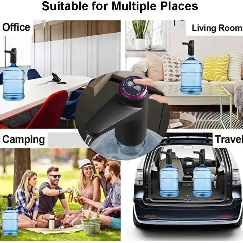 USB Rechargeable 5 Gallon Water Dispenser Pump with One-Touch Operation - Image 6