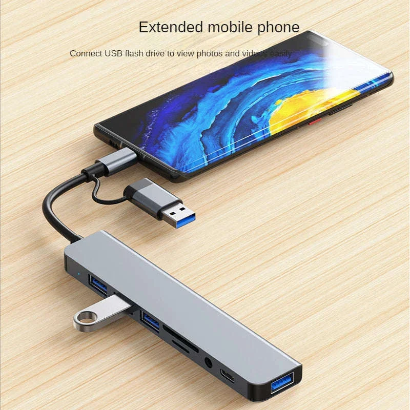 USB Type C Adapter Docking Station Multi-Port Hub - Image 5