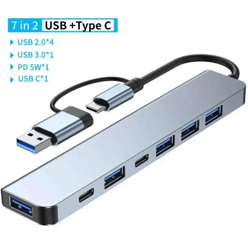 USB Type C Adapter Docking Station Multi-Port Hub - Image 7
