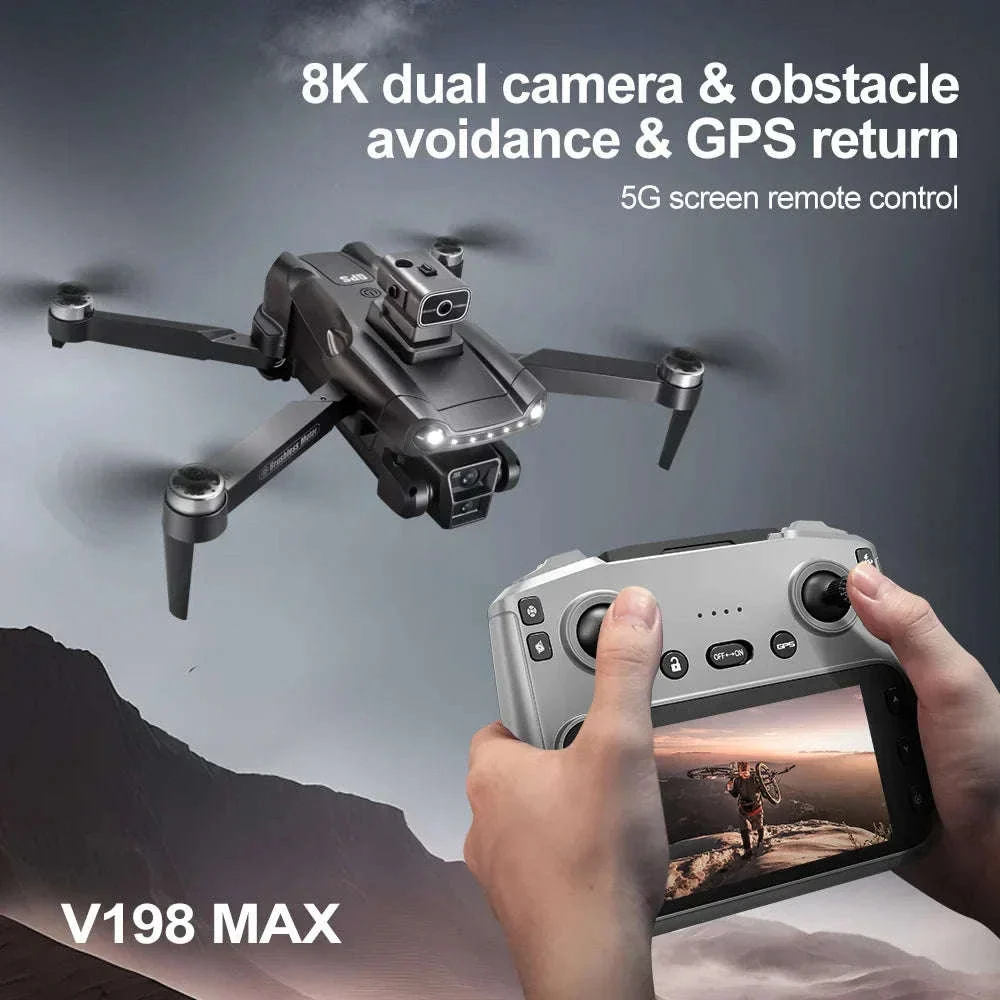V198 GPS Drone with 8K Camera, Obstacle Avoidance & 3KM Range - Image 22