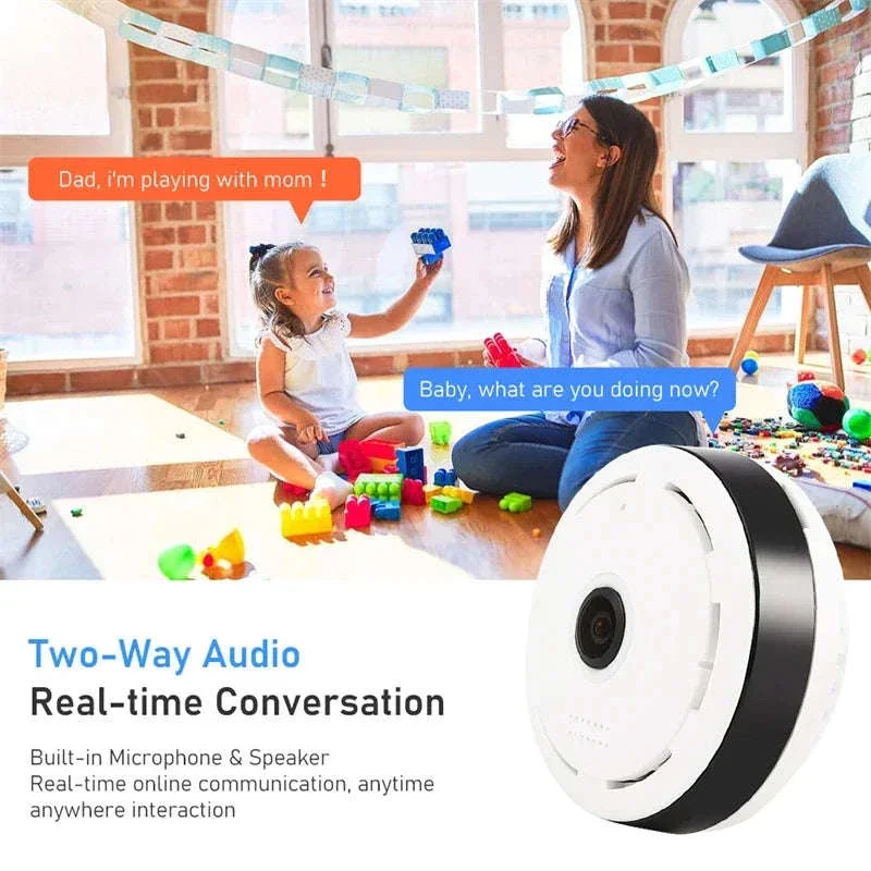 V380 Pro 1080P WiFi Panorama Security Camera - Image 2
