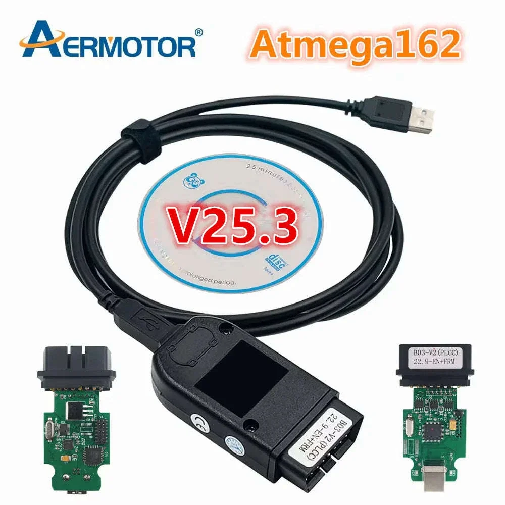 VAG HEX V2 OBD2 Scanner USB Interface with V25.3 Software