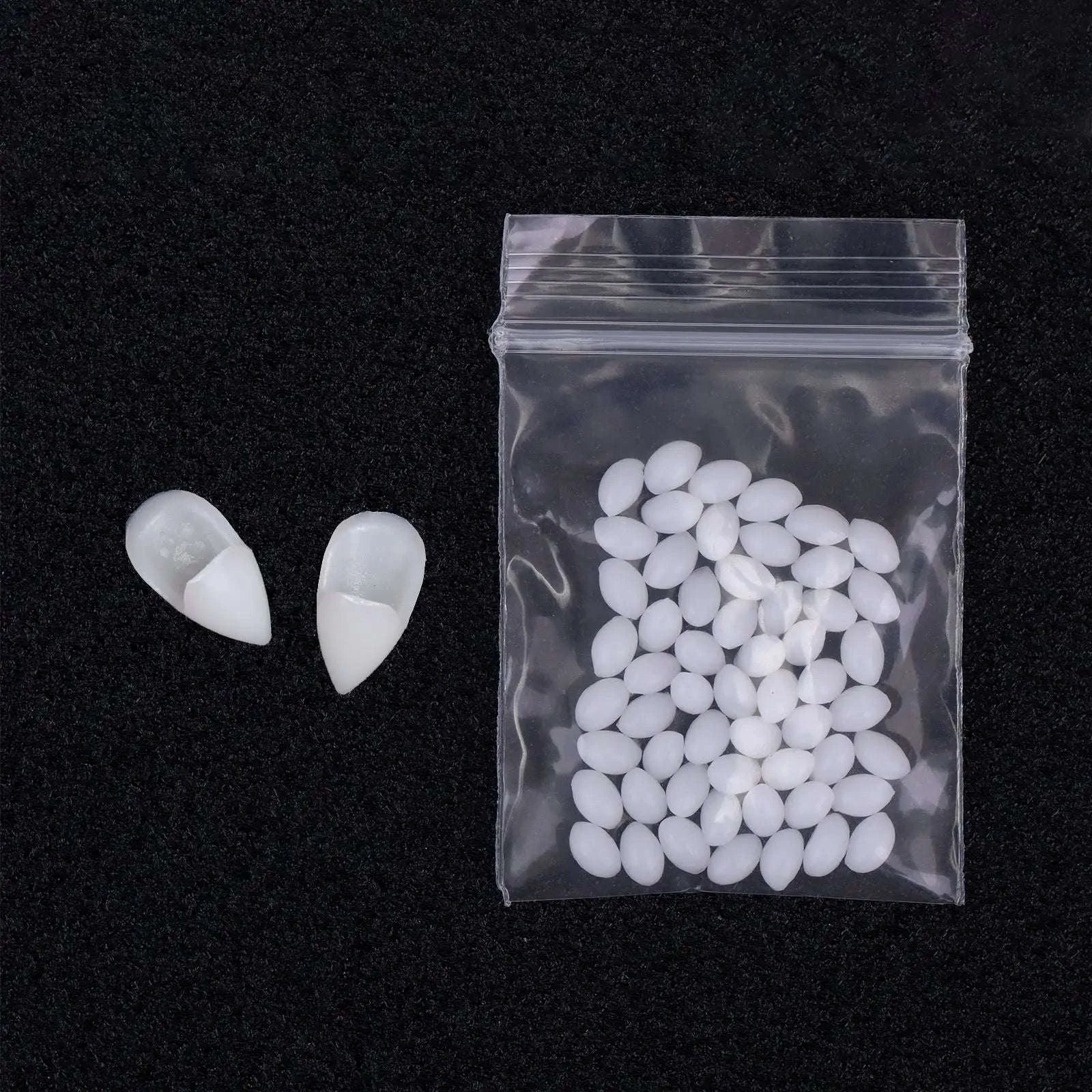 Vampire Teeth Fangs with Moldable Glue for Halloween Cosplay - Image 11