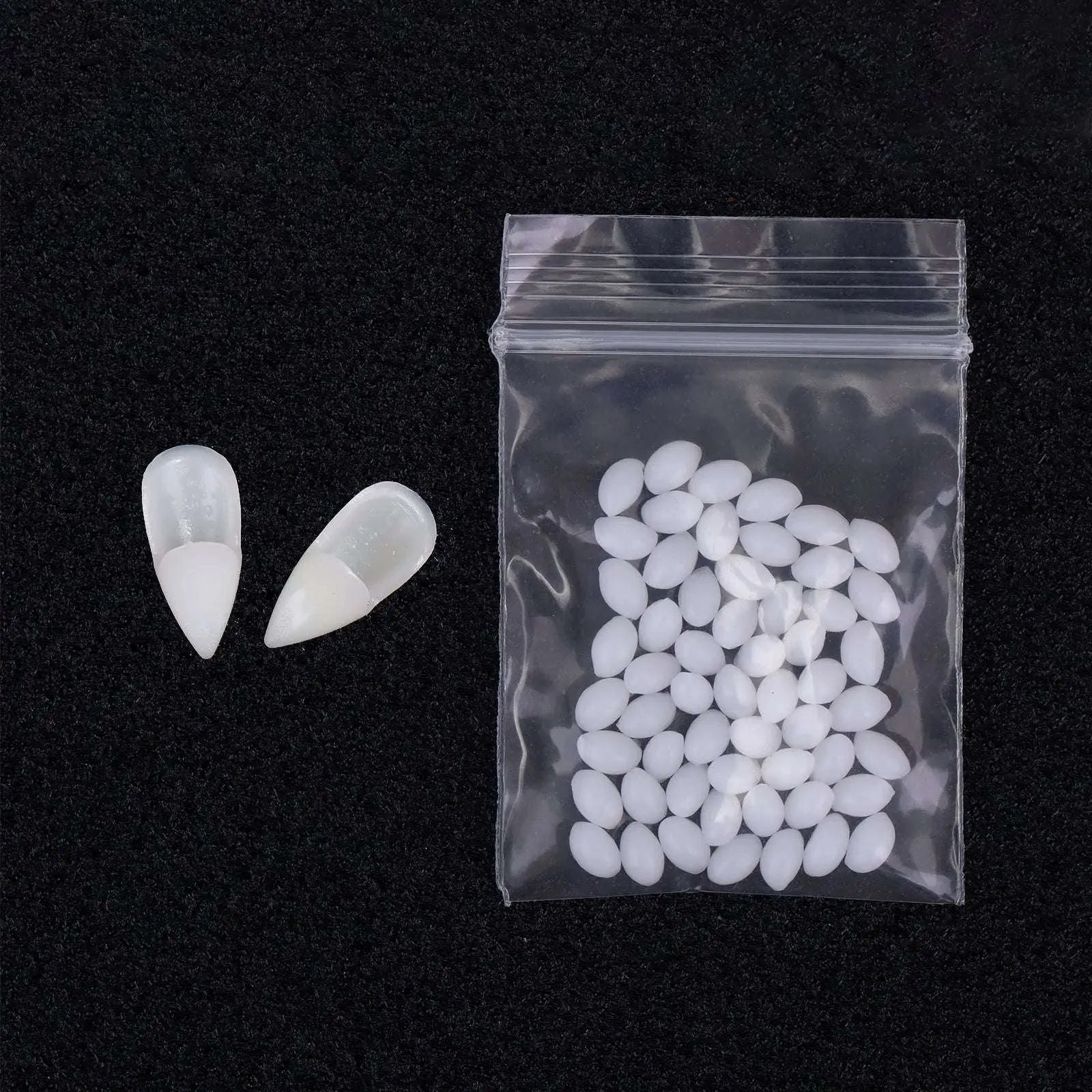 Vampire Teeth Fangs with Moldable Glue for Halloween Cosplay - Image 9