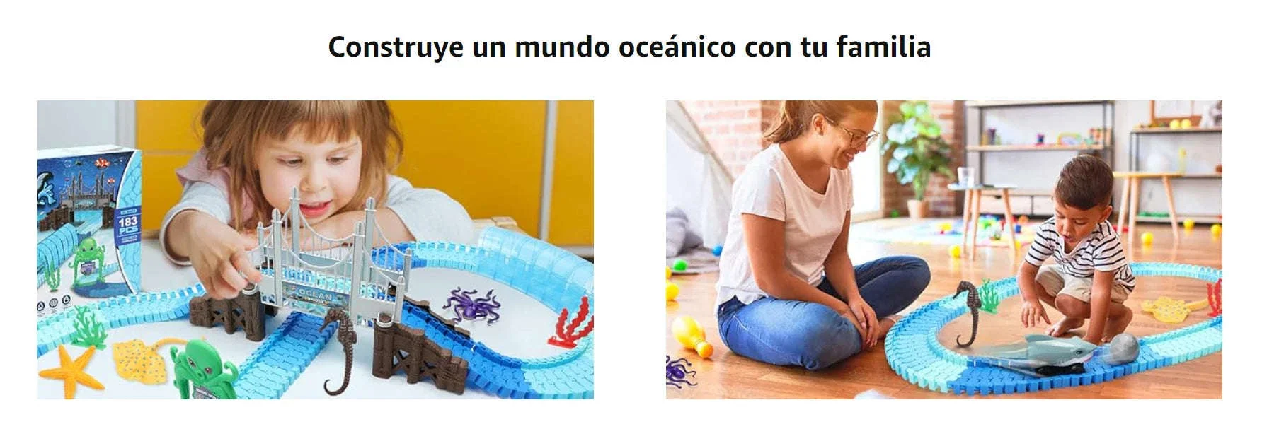 VATOS Shark Race Car Track Toy with Ocean Adventure Theme - Image 11