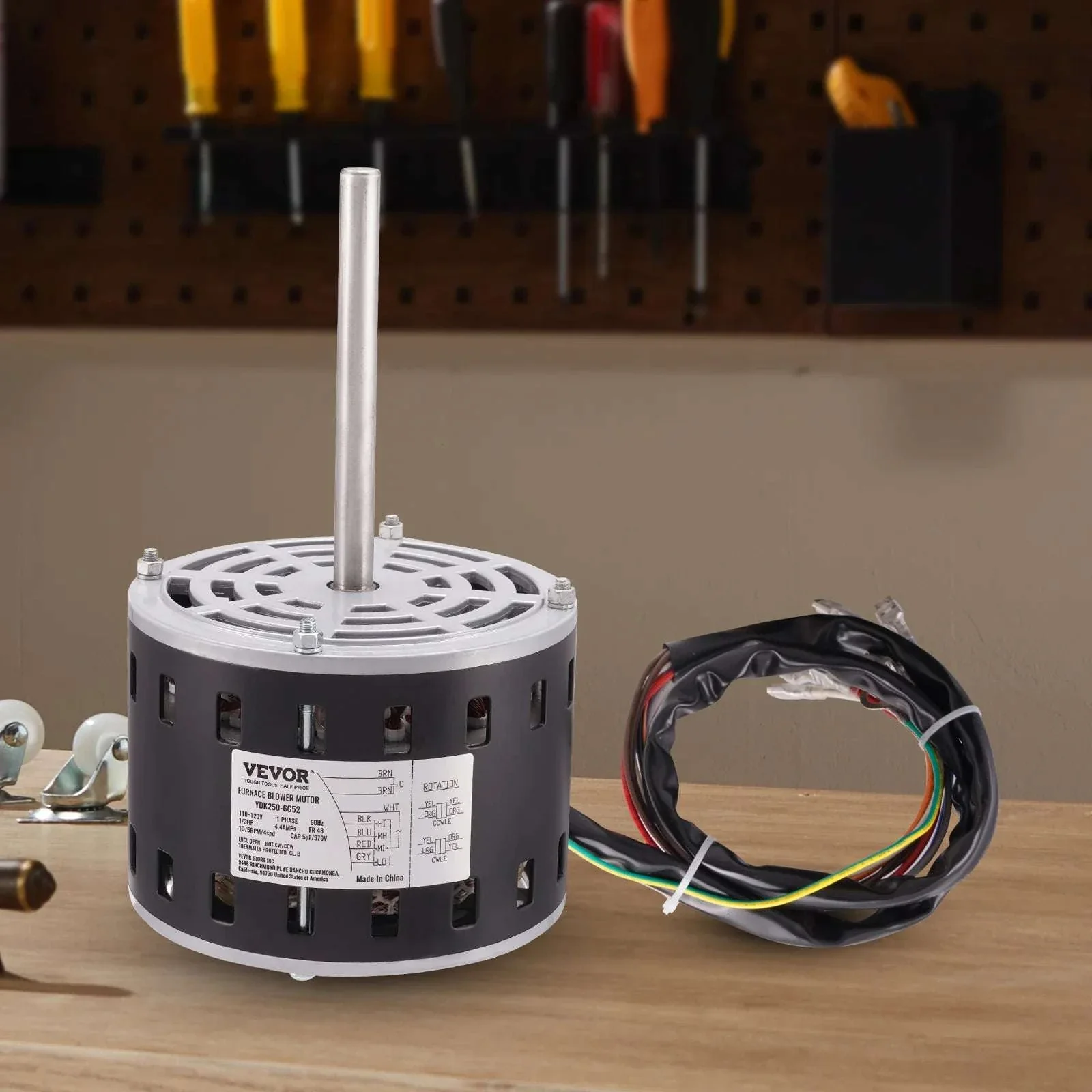 1/3HP Furnace Blower Motor 1075RPM 4-Speed 48 Frame Reversible - Image 14