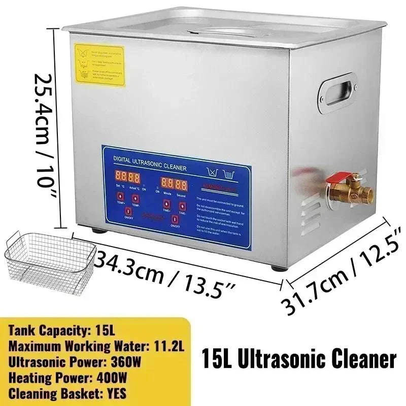Ultrasonic Cleaner 1.3L–30L 40kHz Deep Cleaning Machine - Image 37