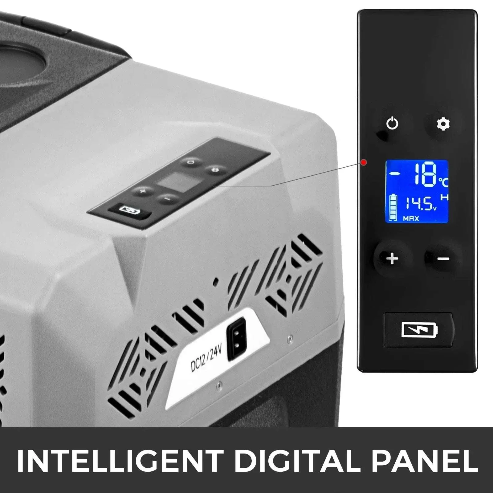 Portable 12V Car Refrigerator Freezer with Fast Cooling -20℃ to 50℉ - Image 3