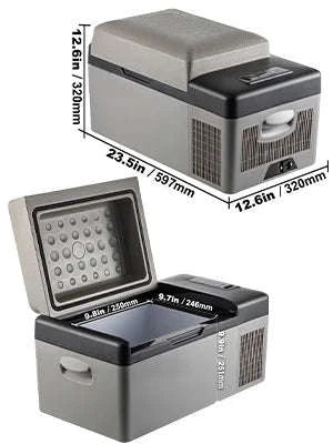 Portable Car Refrigerator Freezer 15–55L with Fast Cooling & App Control - Image 23