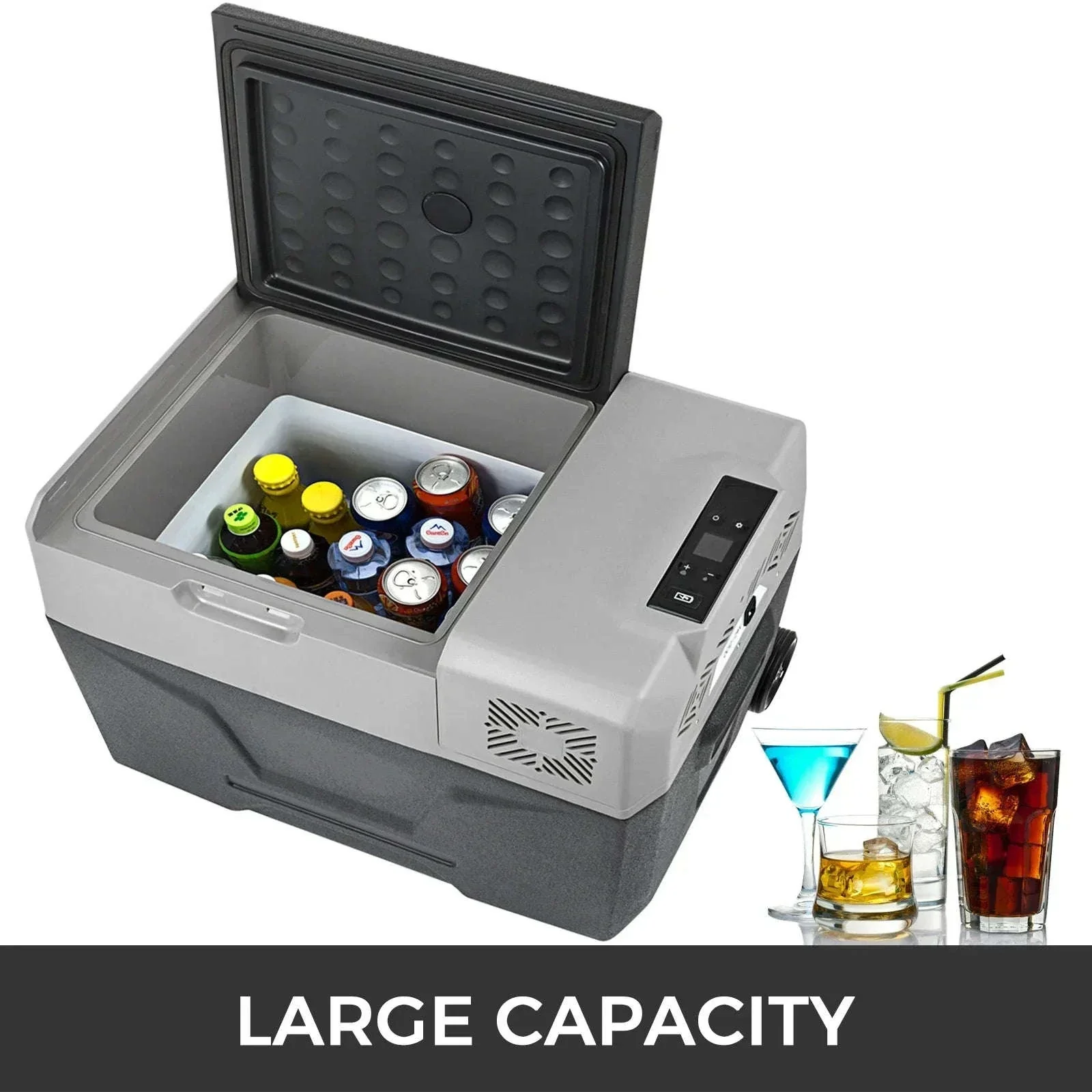 Portable Car Refrigerator Freezer 15–55L with Fast Cooling & App Control - Image 4