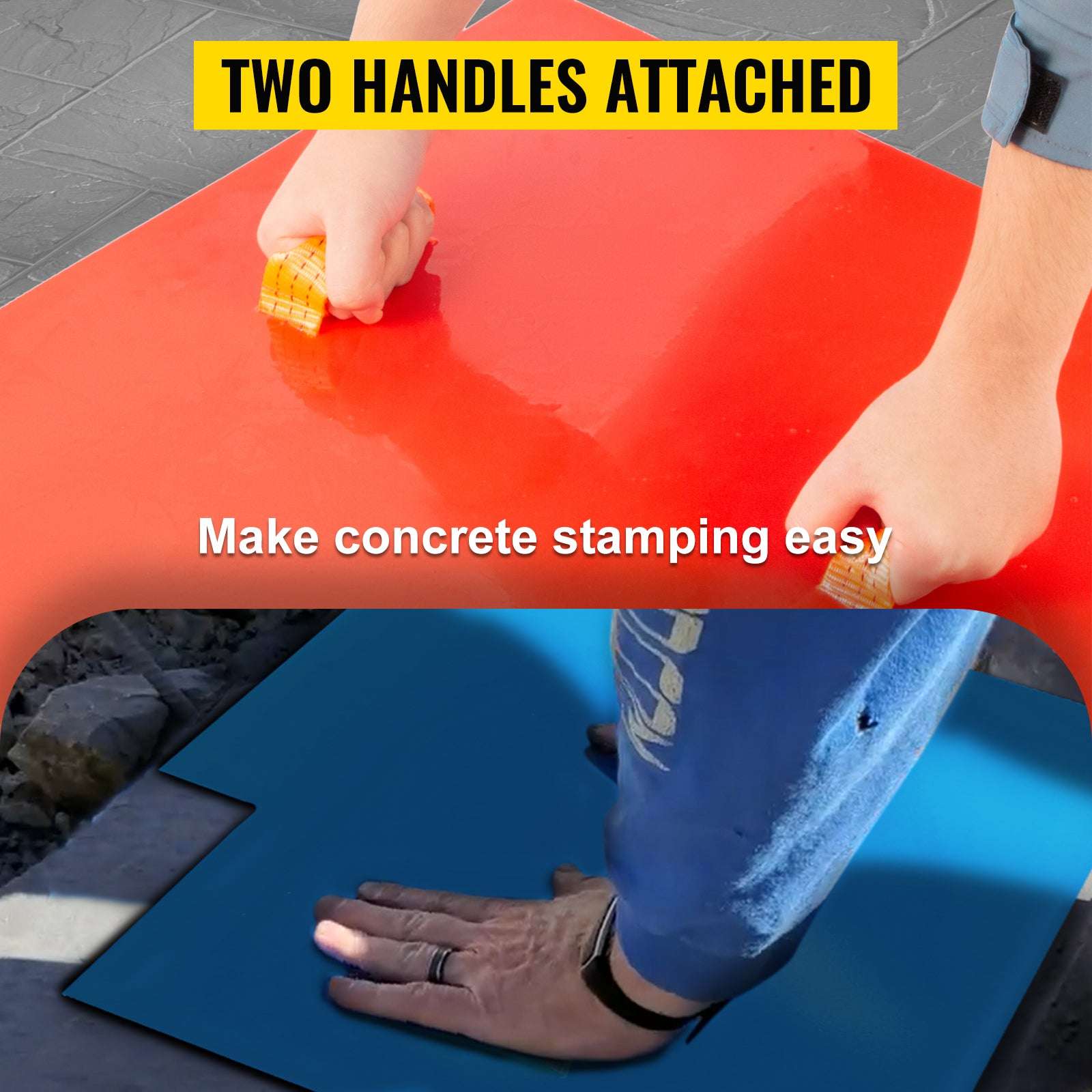 Concrete Stamp Mats 24x24" Set of 4 Stone Texture Skins - Image 14