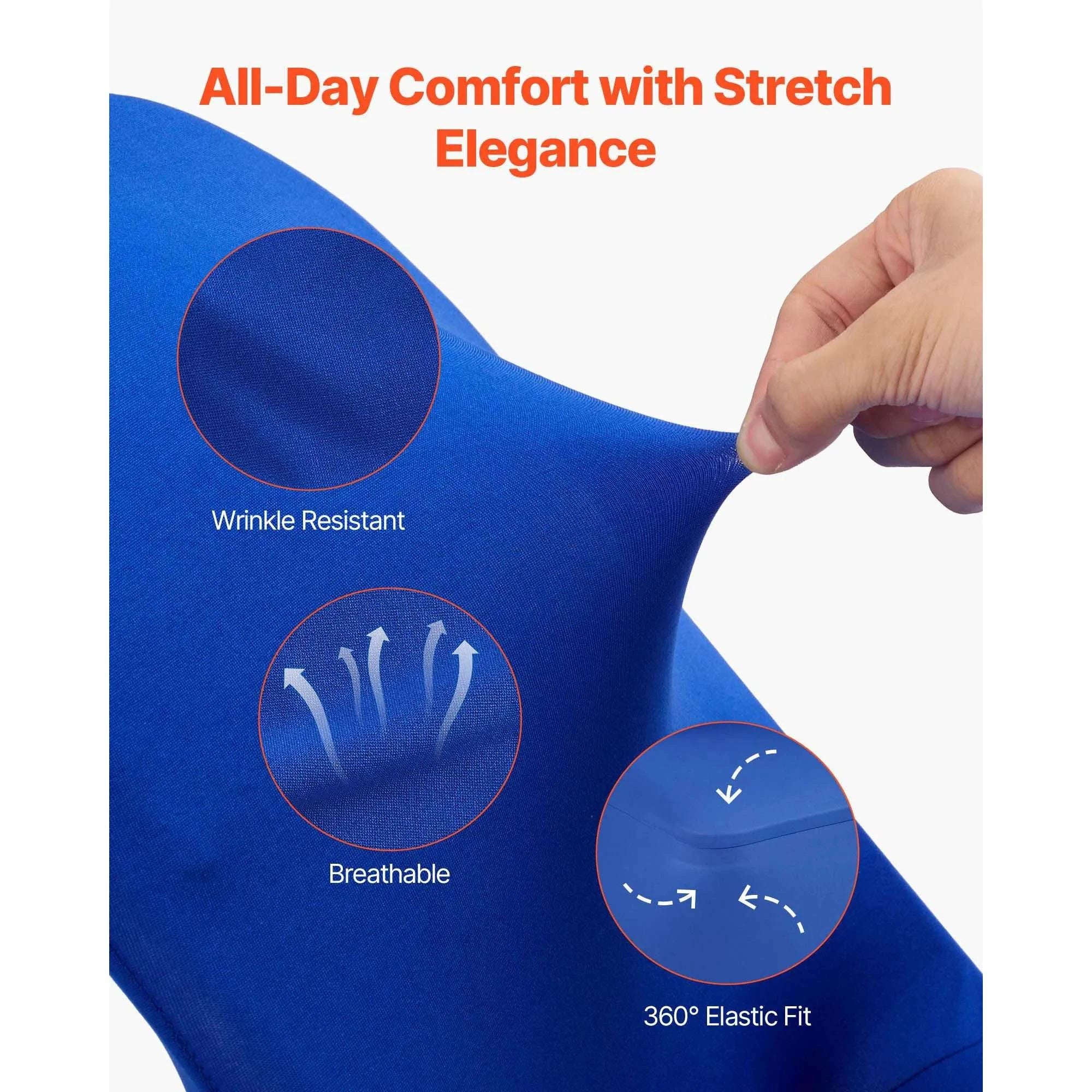 Stretch Chair Covers for Events – Polyester Spandex Slipcovers Set - Image 31