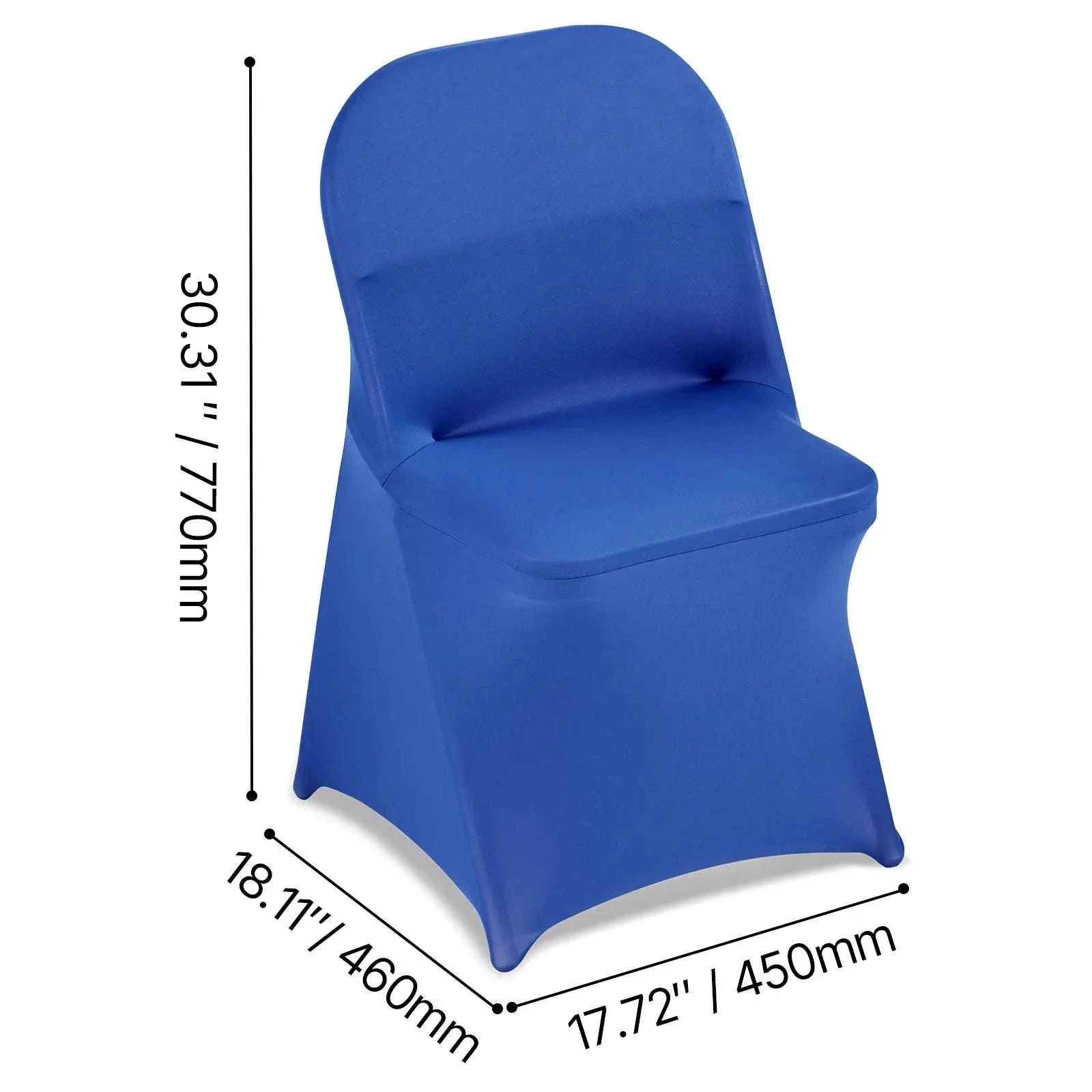 Stretch Chair Covers for Events – Polyester Spandex Slipcovers Set - Image 32