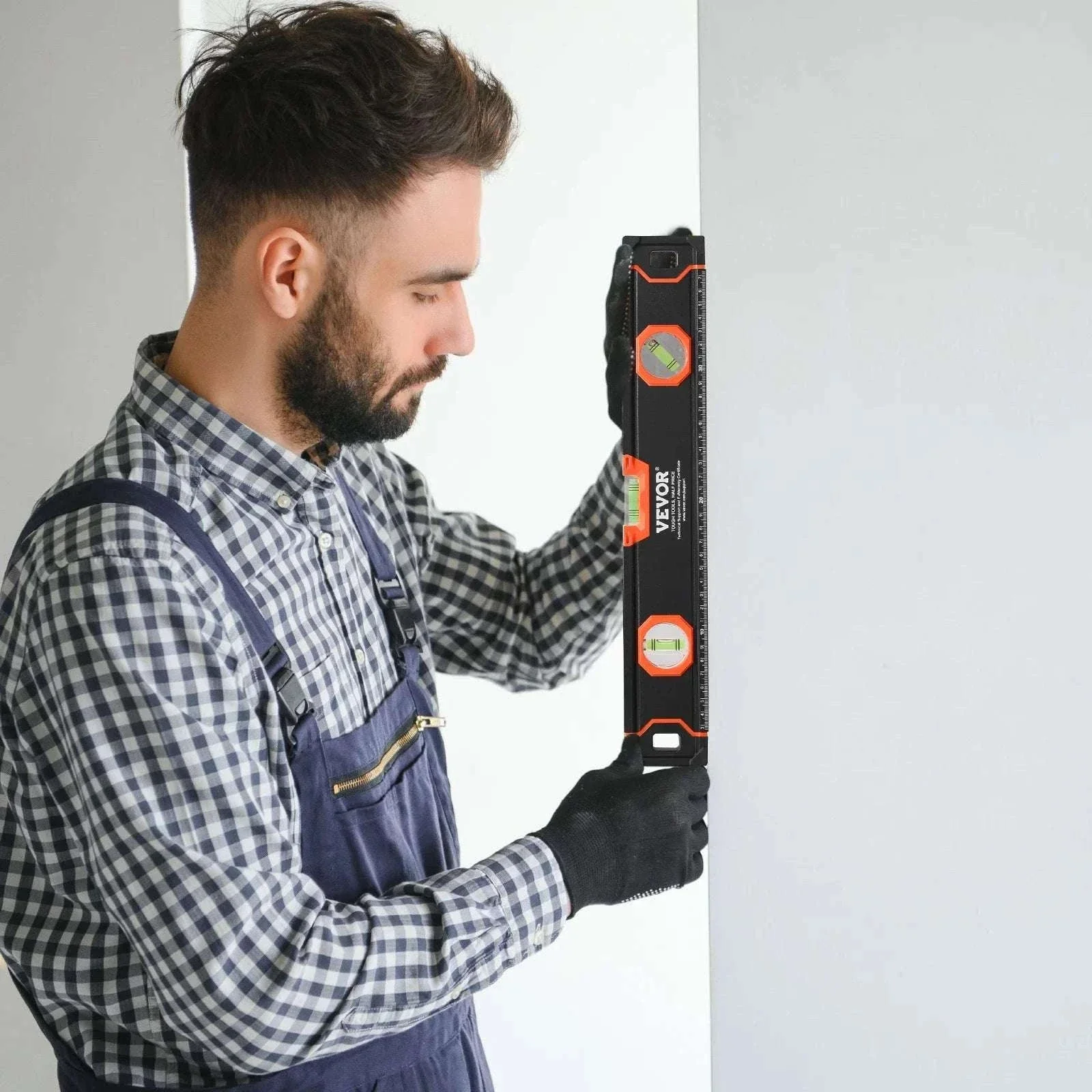 6-Piece Magnetic Torpedo Level Set with 3 Vials (10–78 Inch) - Image 7