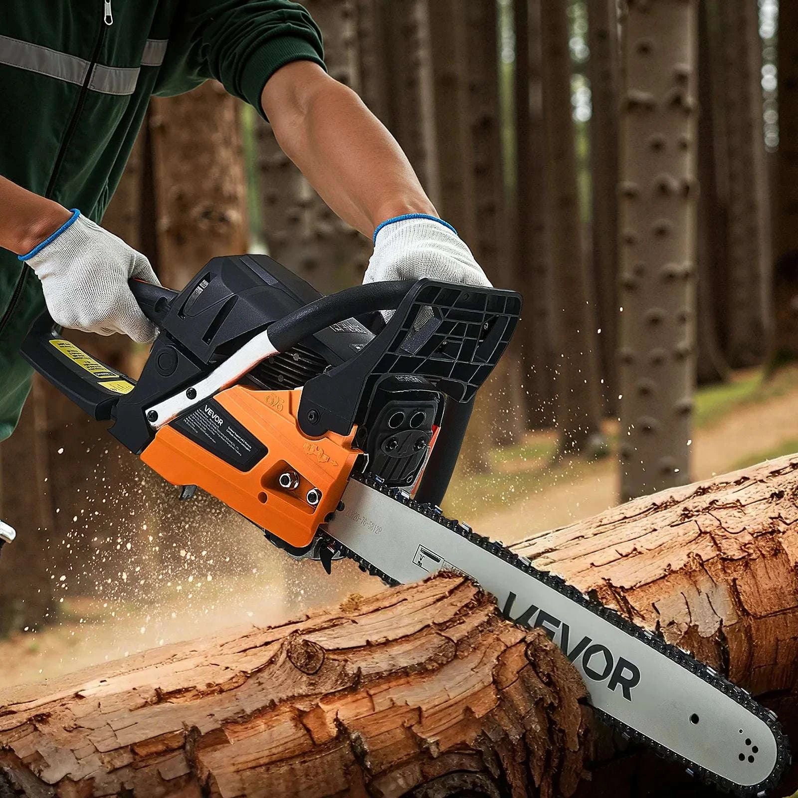 62cc Gas Chainsaw 3.8HP 20-Inch Bar for Cutting Large Wood - Image 13