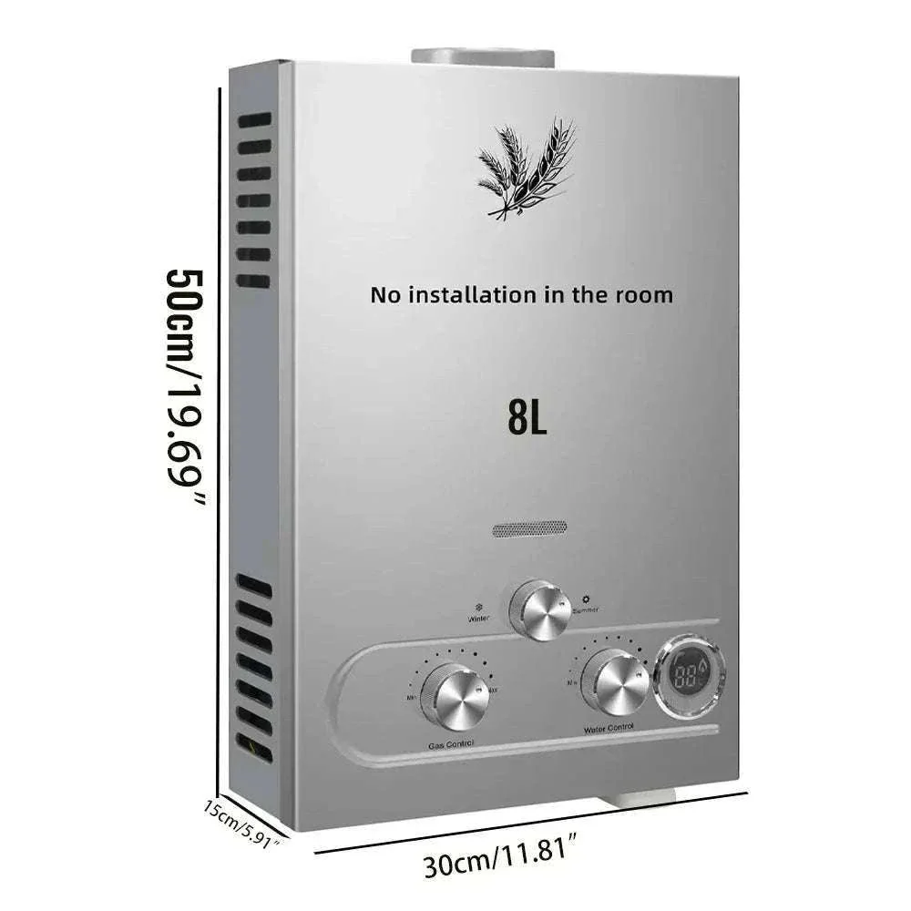 Tankless LPG Propane Water Heater with Digital Display 6L–18L - Image 39