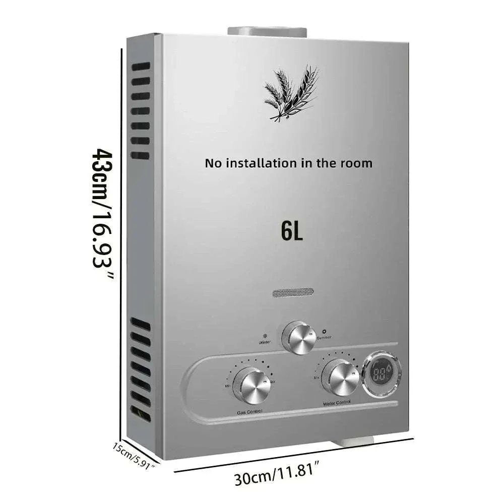Tankless LPG Propane Water Heater with Digital Display 6L–18L - Image 44
